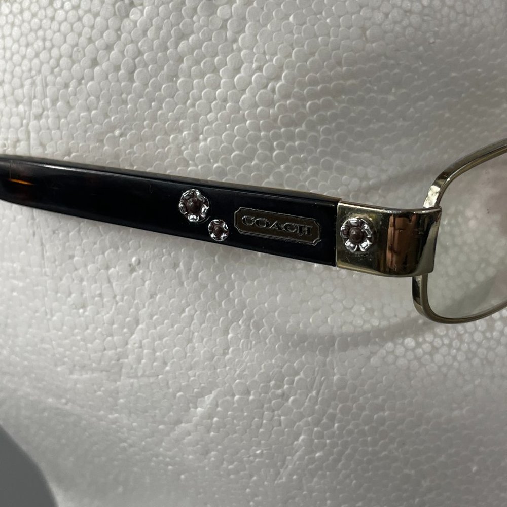 Coach Hc500 Silver-Metal Rectangular Glasses W To… - image 5